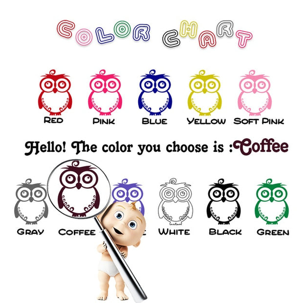 Geometric World Map Wall Sticker