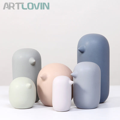 Nordic Modern Abstract Bird Figurines Home Decoration