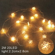 Santa Claus Snowflake Tree LED