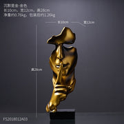 Modern home decoration accessories for living Thinker Mask