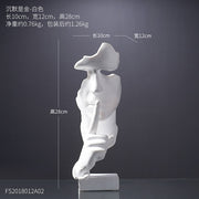 Modern home decoration accessories for living Thinker Mask