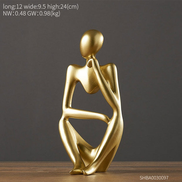 Modern home decoration accessories for living Thinker Mask