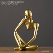 Modern home decoration accessories for living Thinker Mask