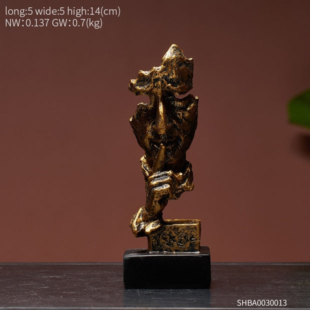 Modern home decoration accessories for living Thinker Mask