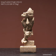 Modern home decoration accessories for living Thinker Mask