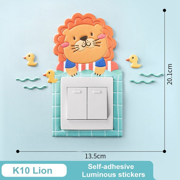 3D Unicorn Switch Sticker