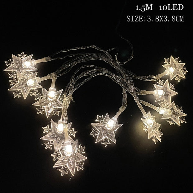 Santa Claus Snowflake Tree LED