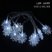 Santa Claus Snowflake Tree LED