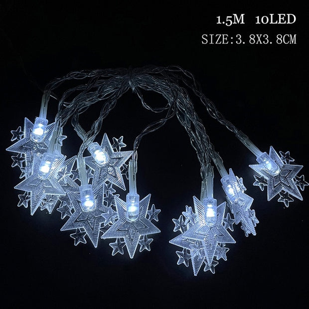 Santa Claus Snowflake Tree LED