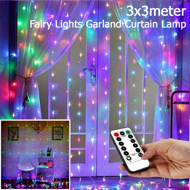 Santa Claus Snowflake Tree LED