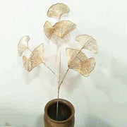 Artificial Golden Palm Leaves