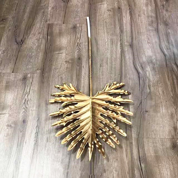 Artificial Golden Palm Leaves