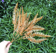 Artificial Golden Palm Leaves