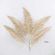 Artificial Golden Palm Leaves
