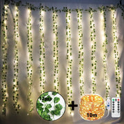 12pcs Artificial Plants Fake Leaf Hanging For Home Living Decor