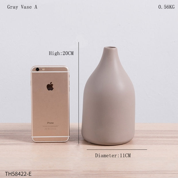 Nordic Style Ceramic Vases Hydroponic Plant