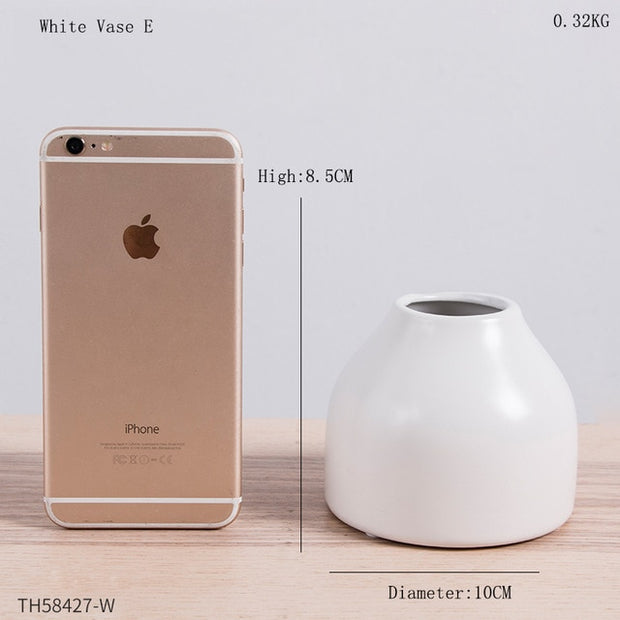 Nordic Style Ceramic Vases Hydroponic Plant