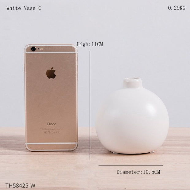 Nordic Style Ceramic Vases Hydroponic Plant