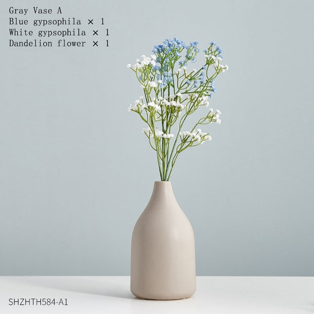 Nordic Style Ceramic Vases Hydroponic Plant