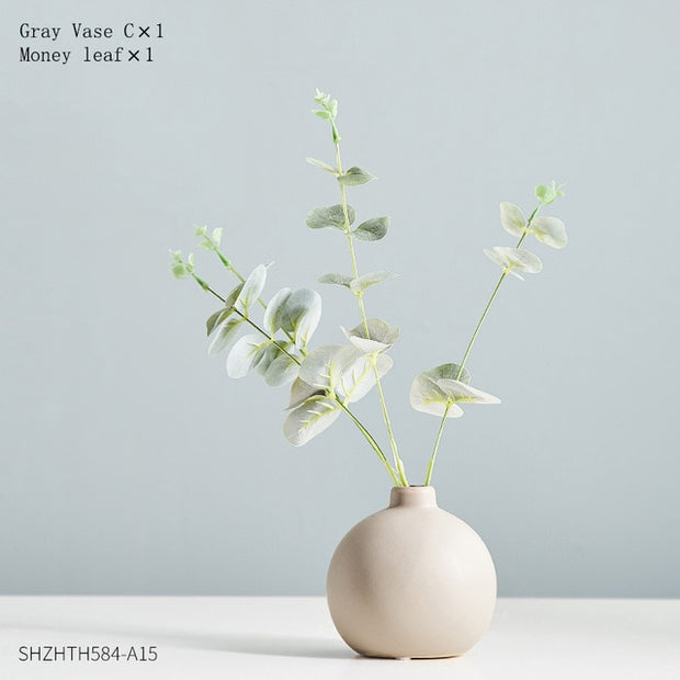 Nordic Style Ceramic Vases Hydroponic Plant