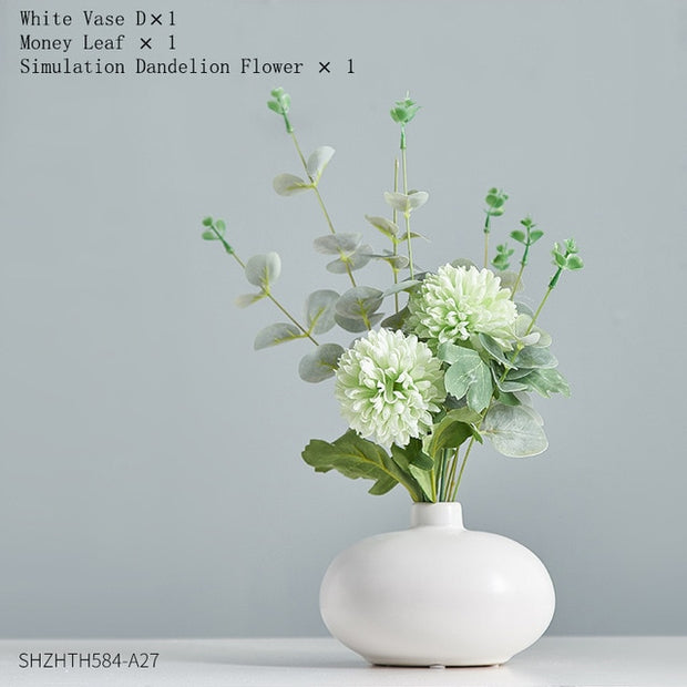 Nordic Style Ceramic Vases Hydroponic Plant