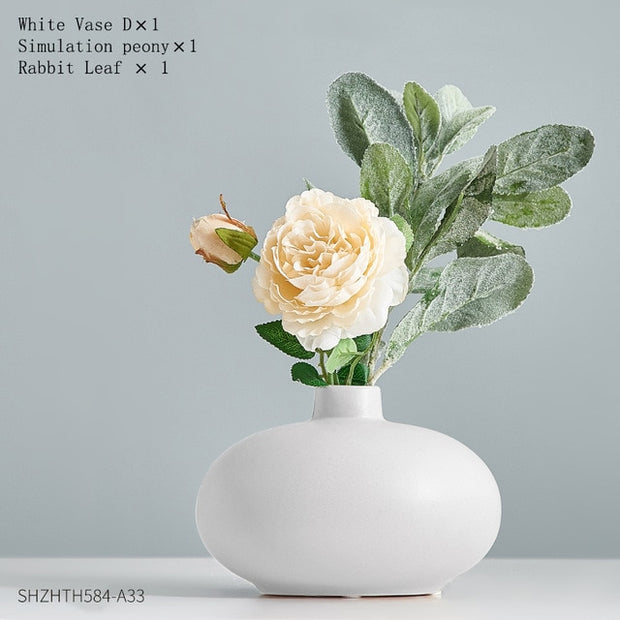 Nordic Style Ceramic Vases Hydroponic Plant
