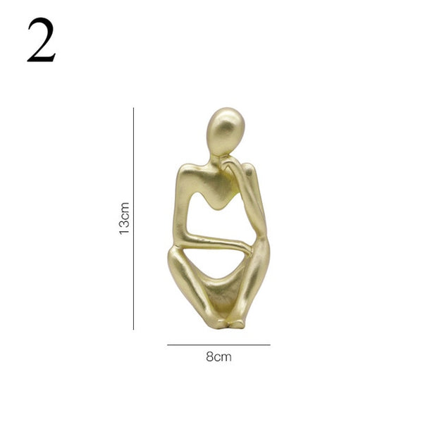 Abstract Thinker Statue