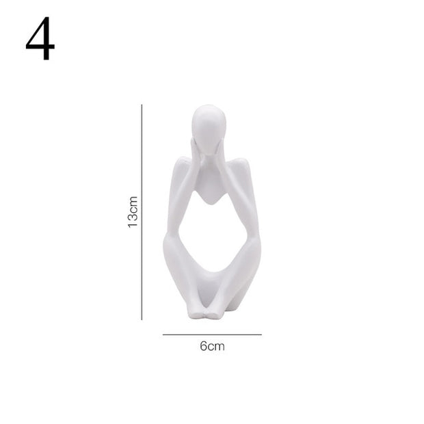 Abstract Thinker Statue