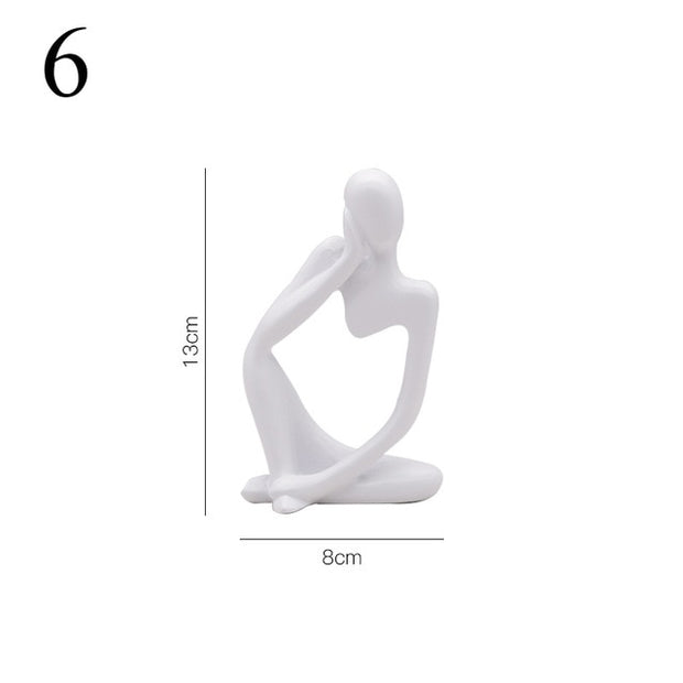 Abstract Thinker Statue
