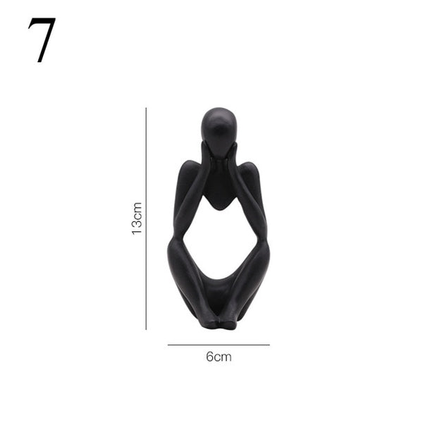 Abstract Thinker Statue