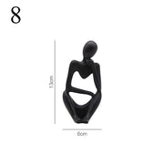 Abstract Thinker Statue