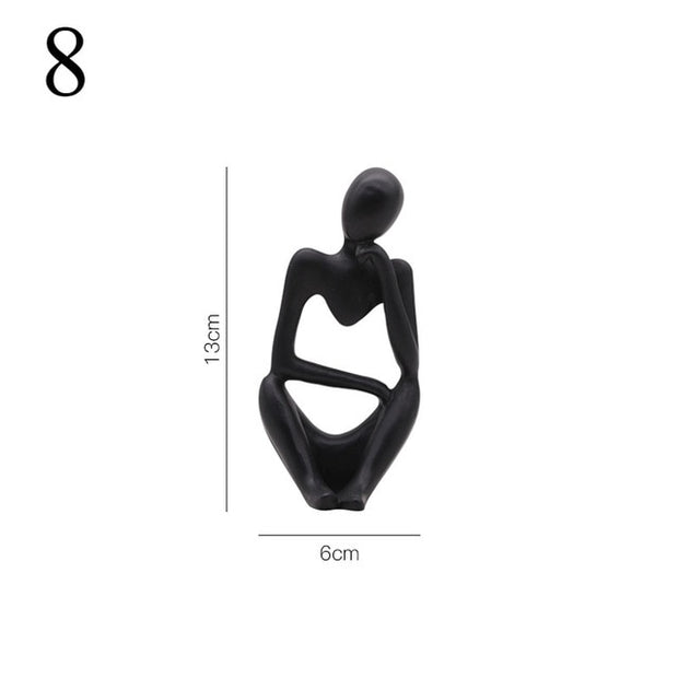 Abstract Thinker Statue