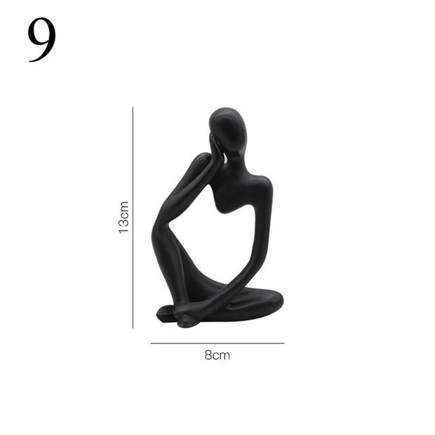 Abstract Thinker Statue