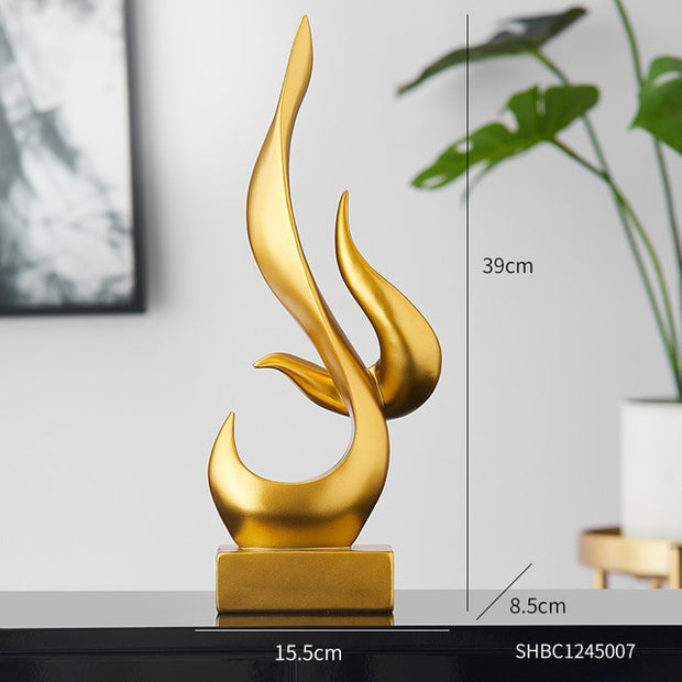 Abstract Sculpture Office Decoration