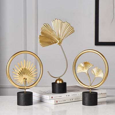 Nordic Decoration Home Golden Ornaments Leaf