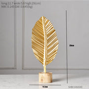 Nordic Decoration Home Golden Ornaments Leaf