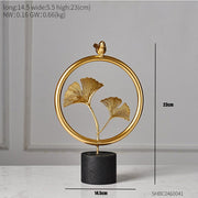 Nordic Decoration Home Golden Ornaments Leaf