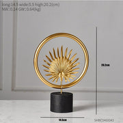 Nordic Decoration Home Golden Ornaments Leaf