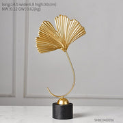 Nordic Decoration Home Golden Ornaments Leaf