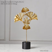 Nordic Decoration Home Golden Ornaments Leaf