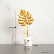 Nordic Decoration Home Golden Ornaments Leaf