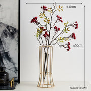 Nordic Decorative Vase Wrought Iron Ceramic Vase