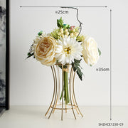 Nordic Decorative Vase Wrought Iron Ceramic Vase