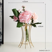 Nordic Decorative Vase Wrought Iron Ceramic Vase