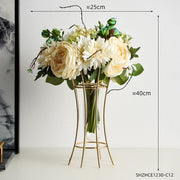 Nordic Decorative Vase Wrought Iron Ceramic Vase