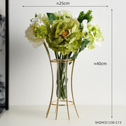 Nordic Decorative Vase Wrought Iron Ceramic Vase