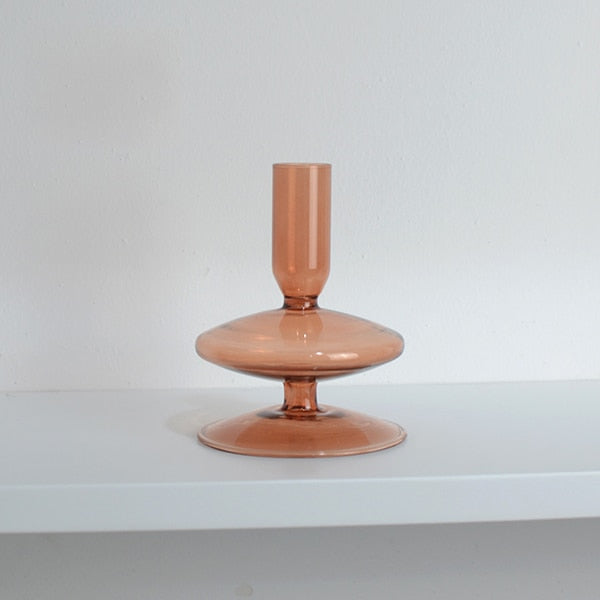 Glass Candle Holder For Home Decor