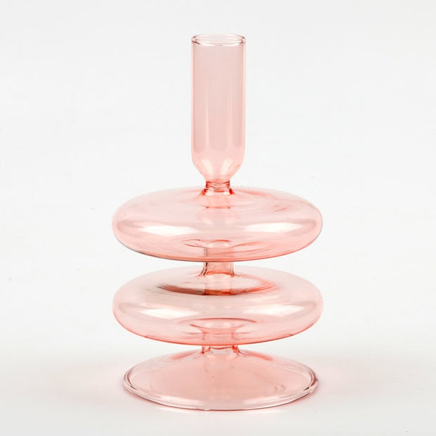Glass Candle Holder For Home Decor