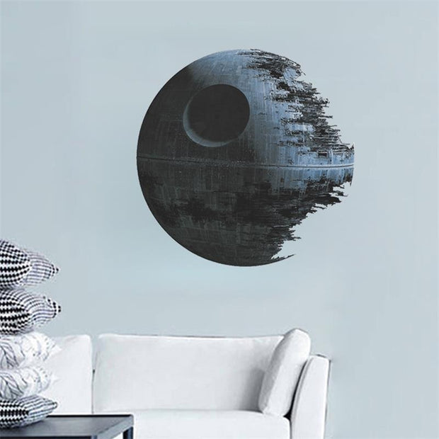 movies star wars death star vinyl art wall stickers